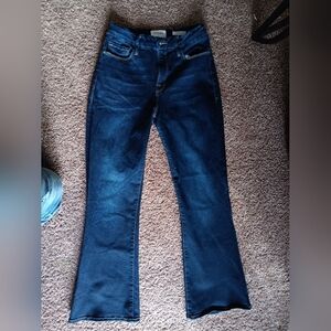 Frame Denim Women's Boot Cut Jeans - Dark Blue